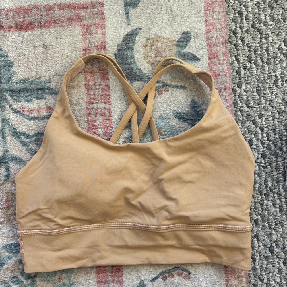 Tan Lululemon Bra